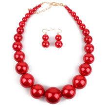 Load image into Gallery viewer, 2018 new brand Fashion big beads collar Choker Necklace Pendants Boho multilayer Maxi statement Necklace Women Jewelry