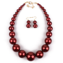 Load image into Gallery viewer, 2018 new brand Fashion big beads collar Choker Necklace Pendants Boho multilayer Maxi statement Necklace Women Jewelry