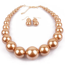 Load image into Gallery viewer, 2018 new brand Fashion big beads collar Choker Necklace Pendants Boho multilayer Maxi statement Necklace Women Jewelry
