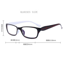 Carica l&#39;immagine nel visualizzatore di Gallery, Finished Myopia Glasses For Women Patchwork Color Students Eyeglasses Unisex Prescription Nearsighted Glasses