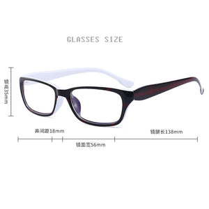Finished Myopia Glasses For Women Patchwork Color Students Eyeglasses Unisex Prescription Nearsighted Glasses