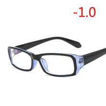 Carica l&#39;immagine nel visualizzatore di Gallery, Finished Myopia Glasses With Degree Women Men Short-sight Eyewear Black Blue Red Frame With Diopter Sighted Prescription Glasses