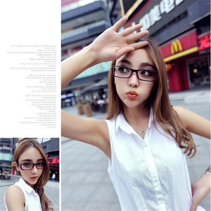 Finished Myopia Glasses With Degree Women Men Short-sight Eyewear Black Blue Red Frame With Diopter Sighted Prescription Glasses