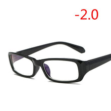 Carica l&#39;immagine nel visualizzatore di Gallery, Finished Myopia Glasses With Degree Women Men Short-sight Eyewear Black Blue Red Frame With Diopter Sighted Prescription Glasses