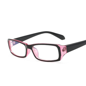 Finished Myopia Glasses With Degree Women Men Short-sight Eyewear Black Blue Red Frame With Diopter Sighted Prescription Glasses