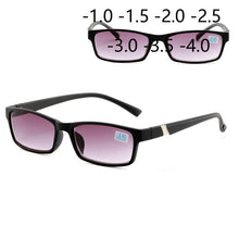 Load image into Gallery viewer, Finished Myopia Sunglasses For Unisex Gray Lens Student Diopter Myopia Glasses Women Men -1.0 -1.5 -2.0 -2.5 -3.0 -3.5 -4.0