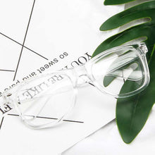 Load image into Gallery viewer, Finished Myopia glasses Transparent White Plastic Frame 2140 Eyewear Diopters 0 -0.5 -1 -1.5 -2 -2.5 -3 -3.5 -4 -4.5 -5 -5.5 -6