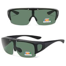 Load image into Gallery viewer, Fit Over Polarized Sunglasses Flip Up Lens for Men Women Sunglasses Wear Over Prescription Glasses Polarized Glasses Driving