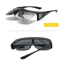 Load image into Gallery viewer, Fit Over Polarized Sunglasses Flip Up Lens for Men Women Sunglasses Wear Over Prescription Glasses Polarized Glasses Driving