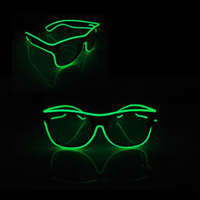 Load image into Gallery viewer, Flashing Luminous EL Wire Glasses Glow Party Supplies Apparel Accessories Neon Light Sunglasses For Nightclub Dance