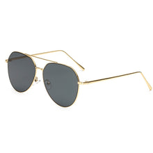 Load image into Gallery viewer, Flat Top Aviation Sunglasses Women UV400 Retro Brand Designer  Mirror Sun Glasses For Female Ladies Metal Frame Eyewear