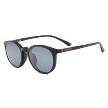 Load image into Gallery viewer, Flexible Plastic Women Round Retro Sun Glasses Polarized Clip On Sunglasses Driving Glasses For Prescription Lenses