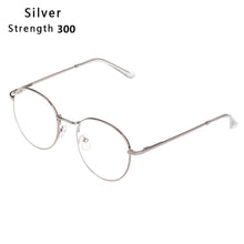Load image into Gallery viewer, Flexible Portable Round -100~-40 Diopter Metal Myopia Glasses Reading Glasses Vision Care Eyeglasses