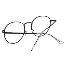 Load image into Gallery viewer, Flexible Portable Round -100~-40 Diopter Metal Myopia Glasses Reading Glasses Vision Care Eyeglasses