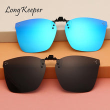 Load image into Gallery viewer, Flip Up Clip On Glasses Men Polarized Lens Photochromic Sunglasses Night Vision Mirrored Lens Driver Goggles Driving Glasses UV