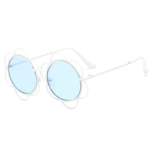 Load image into Gallery viewer, Flower Shape Children Sunglasses Round Lens Girls Sun Glasses For Kids UV400 Goggles Eye Frame Eyewear Vintage Gafas De Sol