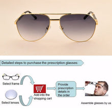 Load image into Gallery viewer, Folding Brand Sunglasses Men Designer Vintage sunglasses women Foldable Aviation Sun Glasses Progressive Driving UV400