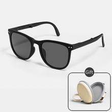 Load image into Gallery viewer, Folding Polarized Sunglasses Men Women Vintage Sun Glasses Female Square Summer UV400 Eyewear Driver Shades Glasses Case Oculos