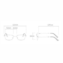 Load image into Gallery viewer, Folding Reading Glasses Magnifier Full Frame Men And Women Style High-end Reading Glasses