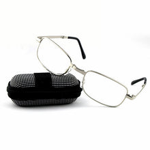 Load image into Gallery viewer, Folding Reading Glasses Magnifier Full Frame Men And Women Style High-end Reading Glasses