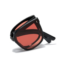 Load image into Gallery viewer, Folding Sunglasses Light Sunglasses Women Design Brand Protection Portable Sunglasses Men Driving Retro Outdoor Glasses Uv