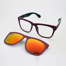 Load image into Gallery viewer, Frame Eyeglasses Big  Glasses Myopia  Wide Face decoration Polarized  Magnet Clip Sunglasses Myopia Glasses Frame for big heads