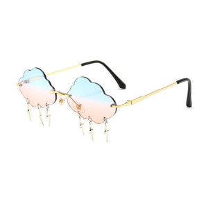 Frameless Sunglasses For Women Vintage Design Metal Frame Shades Sun Glasses Women Car Driving