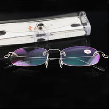 Carica l&#39;immagine nel visualizzatore di Gallery, Frameless Resin Myopia Glasses Ultralight Boxed Shortsighted Myopia Glasses Women Men -1.0 -1.5 -2 -2.5 -3 -3.5 -4.0
