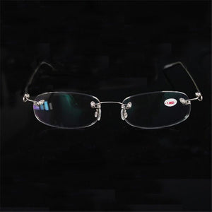 Frameless Resin Myopia Glasses Ultralight Boxed Shortsighted Myopia Glasses Women Men -1.0 -1.5 -2 -2.5 -3 -3.5 -4.0