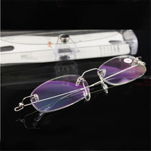 Carica l&#39;immagine nel visualizzatore di Gallery, Frameless Resin Myopia Glasses Ultralight Boxed Shortsighted Myopia Glasses Women Men -1.0 -1.5 -2 -2.5 -3 -3.5 -4.0