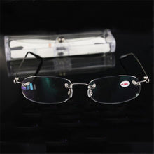 Carica l&#39;immagine nel visualizzatore di Gallery, Frameless Resin Myopia Glasses Ultralight Boxed Shortsighted Myopia Glasses Women Men -1.0 -1.5 -2 -2.5 -3 -3.5 -4.0