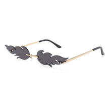 Load image into Gallery viewer, Frameless Unisex Flame Wave Sunglasses Street Style Hip-Hop Personality Goggles 	Gafas Sol Mujer