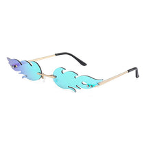 Load image into Gallery viewer, Frameless Unisex Flame Wave Sunglasses Street Style Hip-Hop Personality Goggles 	Gafas Sol Mujer