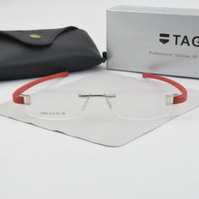 Load image into Gallery viewer, Frameless glasses frame men TAG Brand eyeglasses frames men Myopia computer optical glasses frame Ultralight movement spectacles