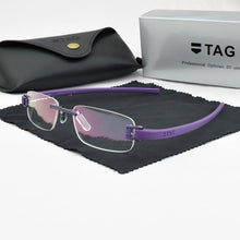 Load image into Gallery viewer, Frameless glasses frame men TAG Brand eyeglasses frames men Myopia computer optical glasses frame Ultralight movement spectacles