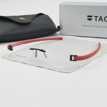 Load image into Gallery viewer, Frameless glasses frame men TAG Brand eyeglasses frames men Myopia computer optical glasses frame Ultralight movement spectacles