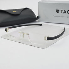 Load image into Gallery viewer, Frameless glasses frame men TAG Brand eyeglasses frames men Myopia computer optical glasses frame Ultralight movement spectacles