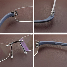 Load image into Gallery viewer, Frameless glasses frame men TAG Brand eyeglasses frames men Myopia computer optical glasses frame Ultralight movement spectacles