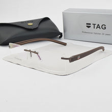 Load image into Gallery viewer, Frameless glasses frame men TAG Brand eyeglasses frames men Myopia computer optical glasses frame Ultralight spectacles women