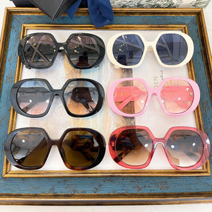 France Brand 2023 Ellipse Acetate Frames Women's Sunglasses Bobby r1u Luxurious UV400 Polarized Lady Eye glasses
