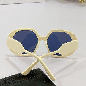 France Brand 2023 Ellipse Acetate Frames Women's Sunglasses Bobby r1u Luxurious UV400 Polarized Lady Eye glasses