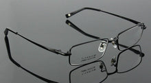 Load image into Gallery viewer, 100% Pure Titanium Full Rim Brand Eyeglasses Men Optical Spectacle Frame Eye Prescription Glasses Oculos De Grau
