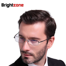 Load image into Gallery viewer, 100% Pure Titanium Full Rim Brand Eyeglasses Men Optical Spectacle Frame Eye Prescription Glasses Oculos De Grau