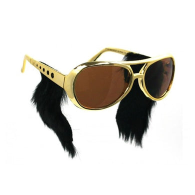 Sell Gold Frame Classic Elvis Glasses with Sideburns  Elvis Costume Sunglasse Elvis Sunglasses