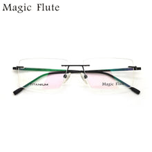 Load image into Gallery viewer, Vintage Glasses Rimless Eyeglasses Women or Men prescription eyewear Vision M6015