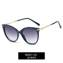 Load image into Gallery viewer, metal diamond technology Temple Women&#39;s yuansufeng glasses Sunglasses