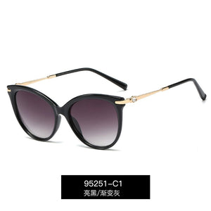 metal diamond technology Temple Women's yuansufeng glasses Sunglasses