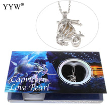 Carica l&#39;immagine nel visualizzatore di Gallery, Cultured Pearl Oyster Necklace with Shell Pearl for Women Oyster Pearl 12 Constellations Pendant Necklace