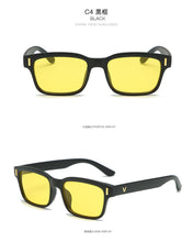 Carica l&#39;immagine nel visualizzatore di Gallery, Full Frame Anti-Glare Night Vision Driver Goggles Night Driving Enhanced Light Glasses Sunglasses Goggles Car Accessries