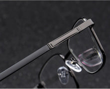 Carica l&#39;immagine nel visualizzatore di Gallery, Full Frame Thick Gold Plated Full Frame Ultra Light Metal Alloy Optical Glasses Frame Unisex Prescription Frame